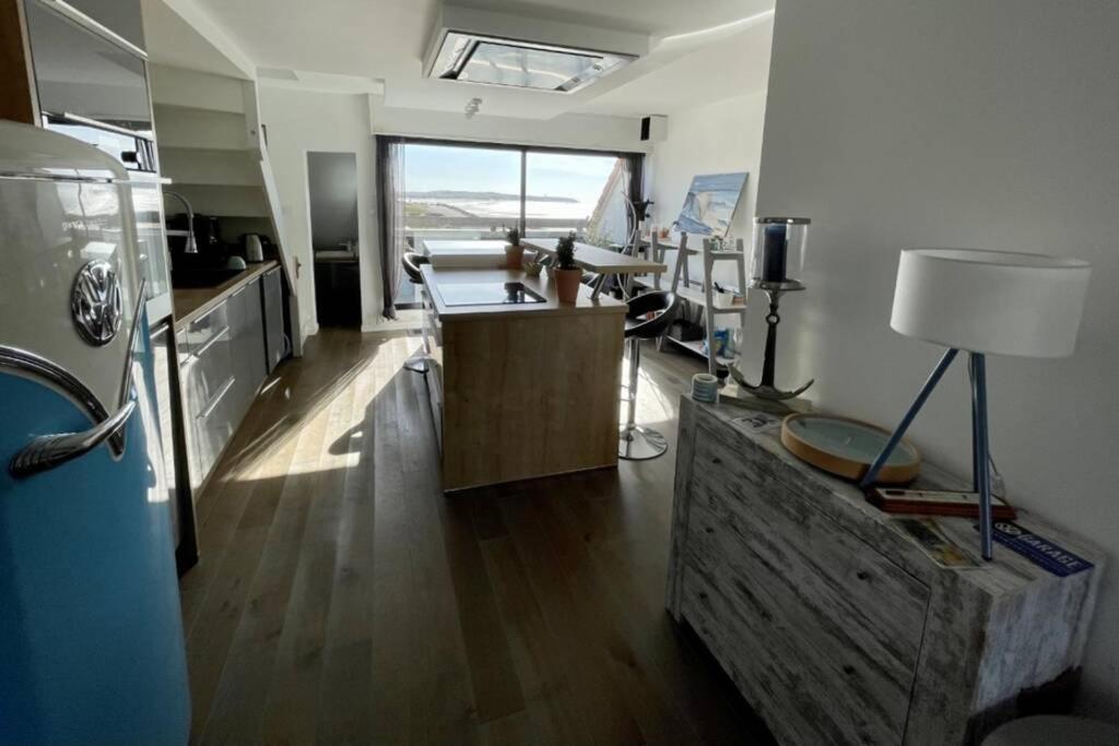 Duplex Avec Jacuzzi Vue Imprenable Sur La Baie De Wissant 아파트 외부 사진